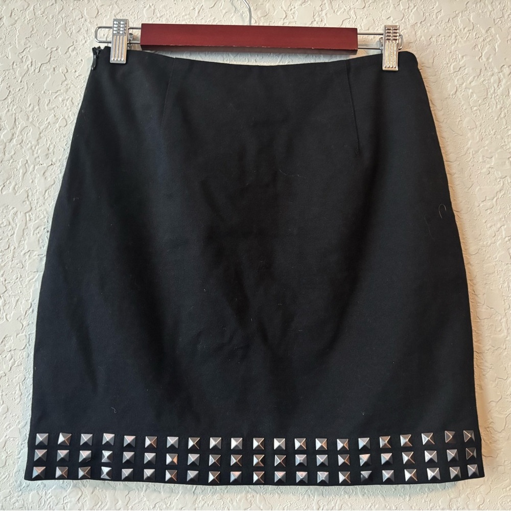 INC International Concepts Black Studded Women's Skirt - Picture 2 of 2